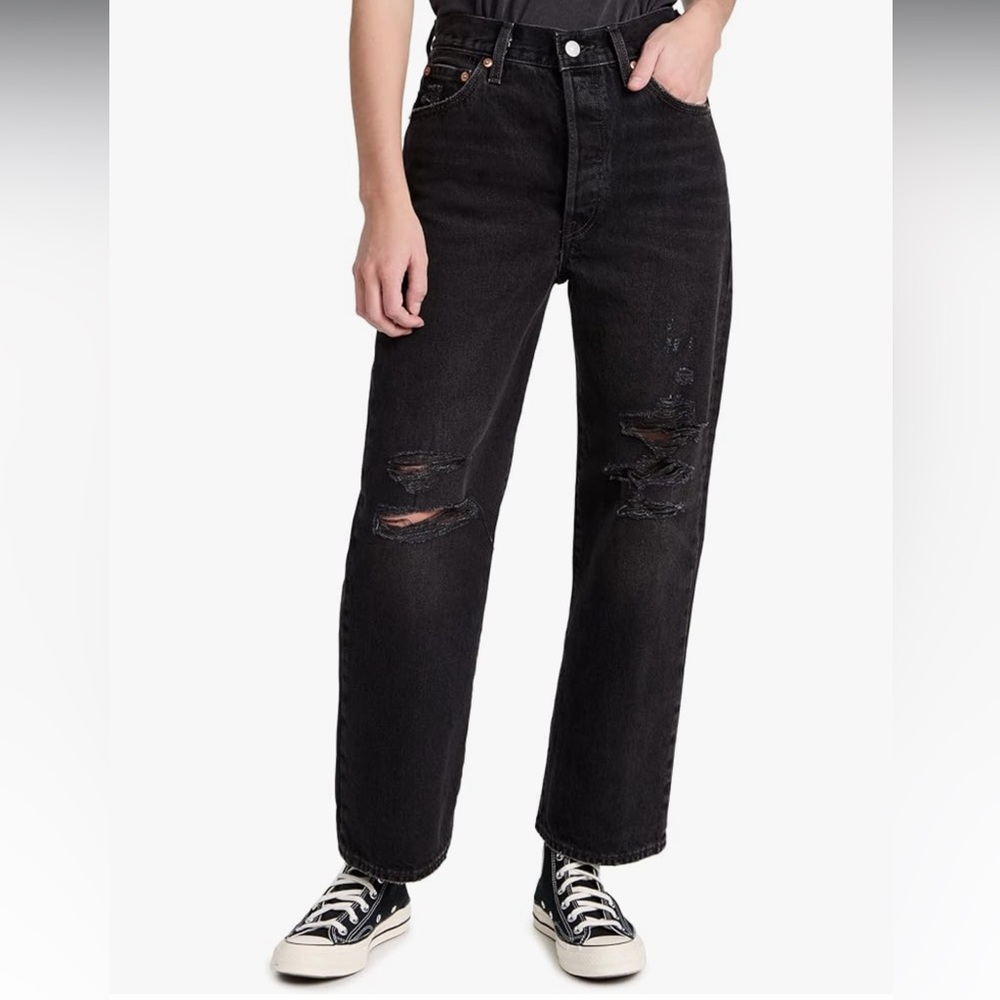 Levi’s ribcage straight ankle jeans